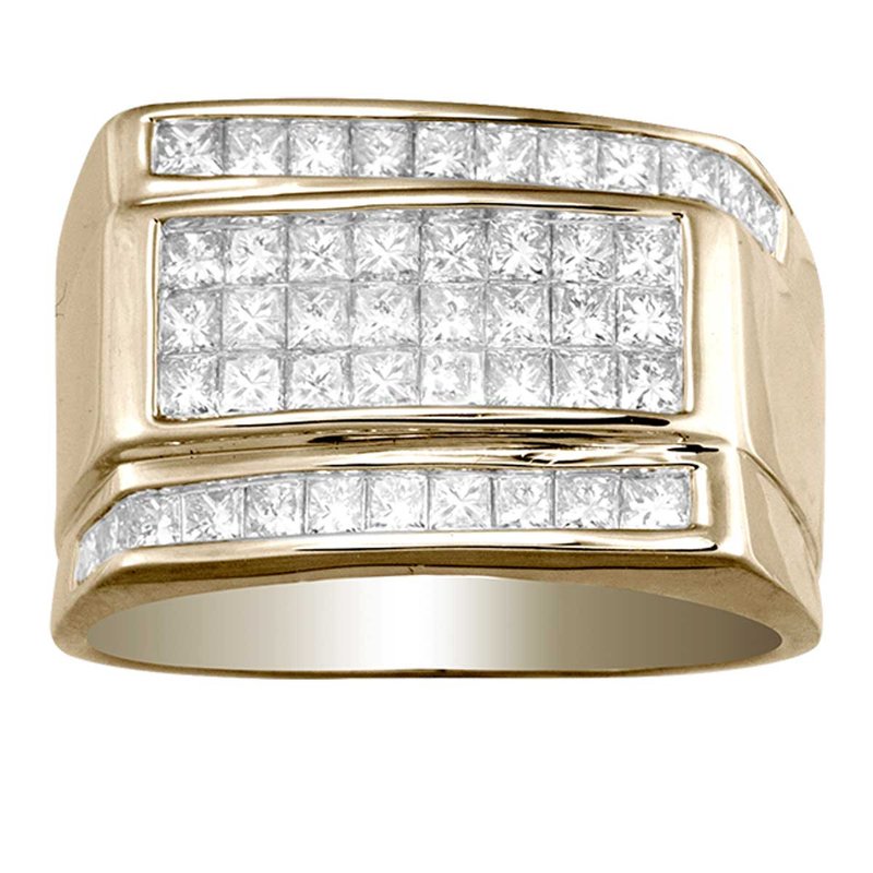 14K 2.00Ct Diam Men&amp;Apos;S Ring