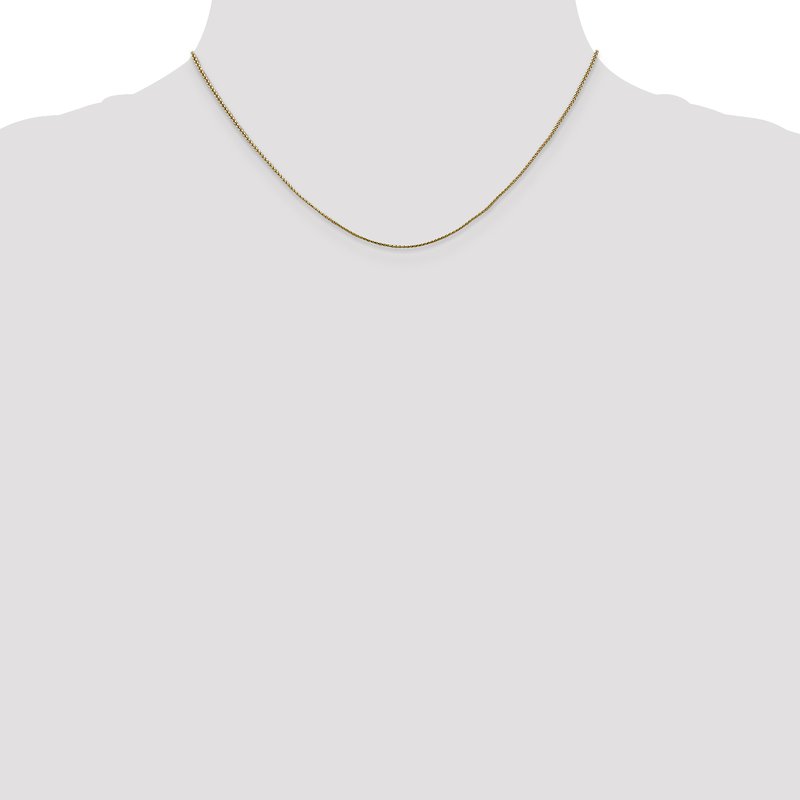 14K Rose Gold .8mm Spiga Chain