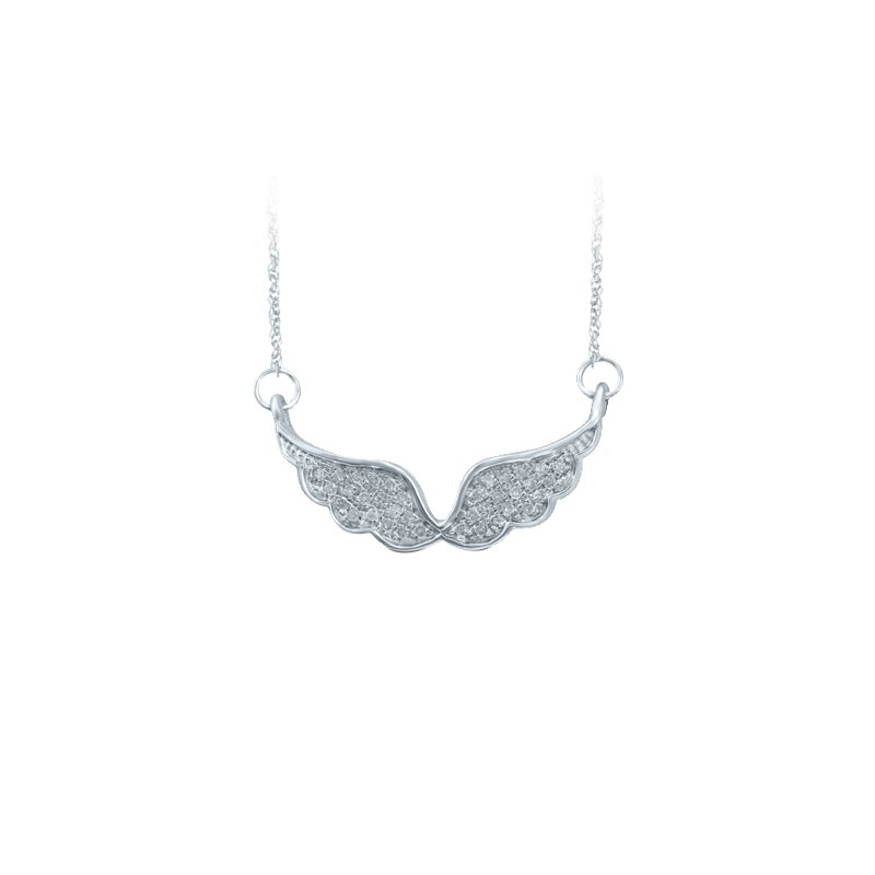14K 0.10Ct Diam Pendant With Chain