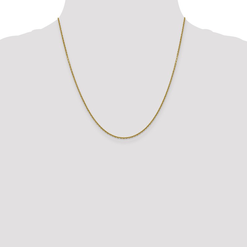 14K 1.5mm D/C Cable Chain