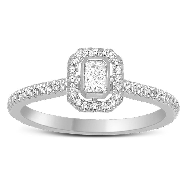 14K 0.33Ct Diamond Bridal Ring