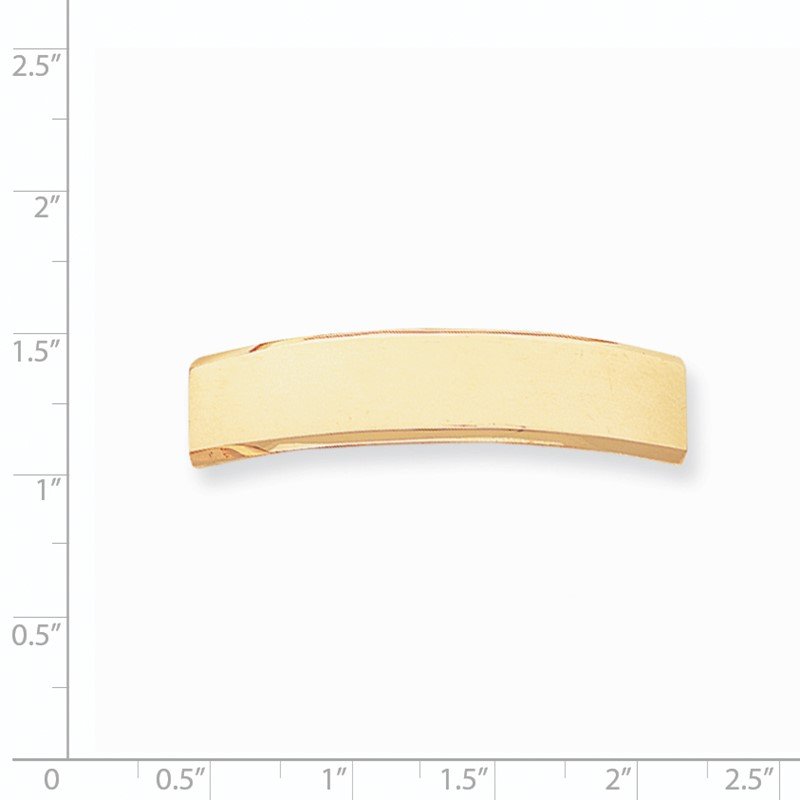 14k 48x10x1.75 mm ID Plate
