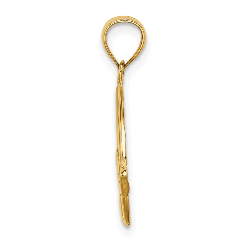 14K Claddagh Pendant