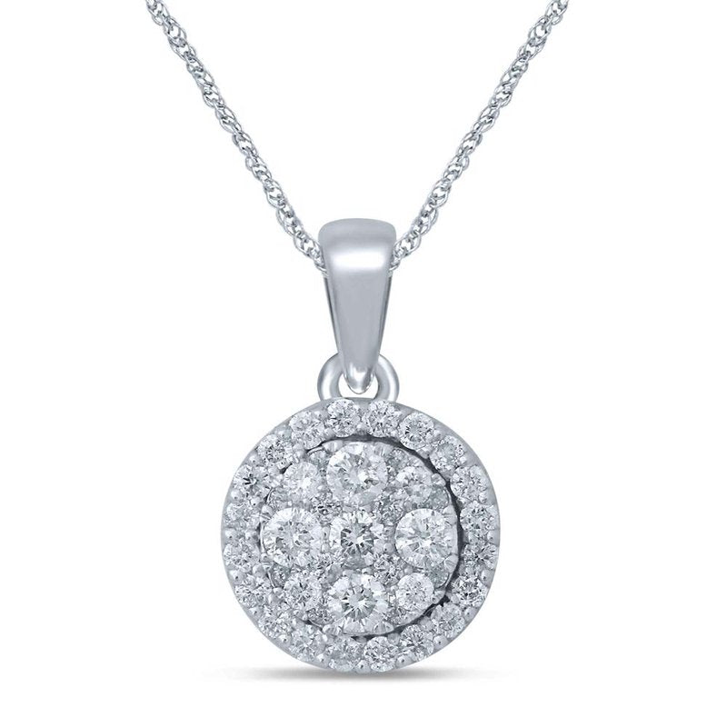 14K 0.5Ct Diamond Pendant