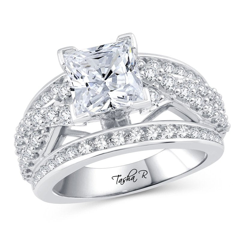 14K 1.34Ct Diam Semi Mount