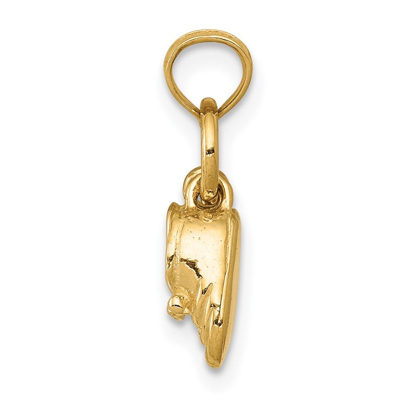 14k 3-D Moveable Baby Shoes Charm