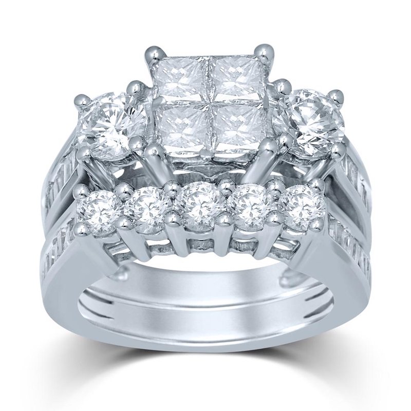 14K 4.00Ct Diamond Bridal Ring