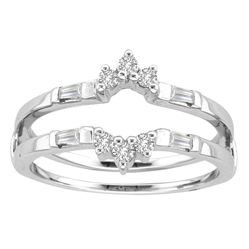 14K  0.27Ct  Diamond  Ring Guard.