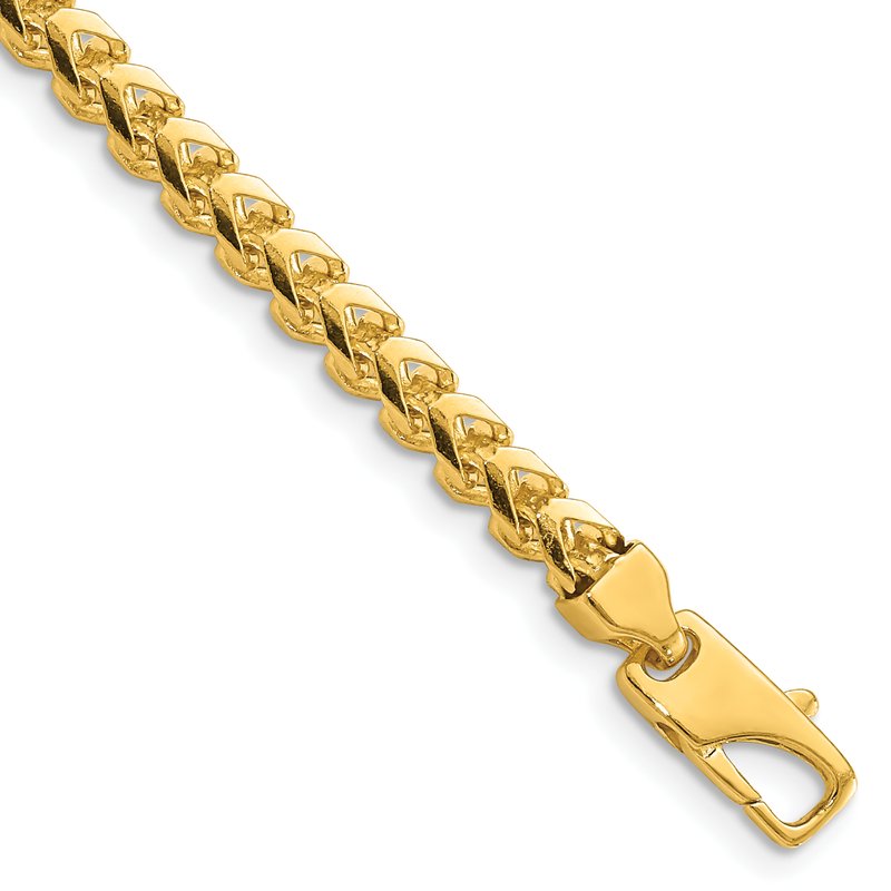 14K 18 inch 3.7mm Franco with Fancy Lobster Clasp Chain