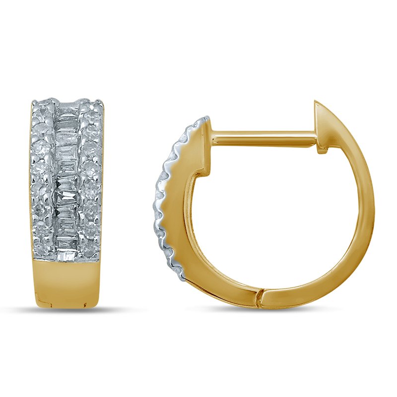10K 0.26Ct Diamond Earring