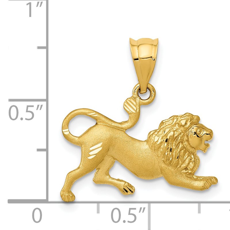 14k Lion Charm