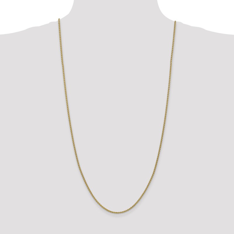 14K 14 inch 2.1mm Spiga with Lobster Clasp Chain