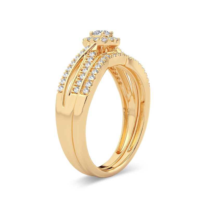 14K 0.33Ct Diamond  Bridal Ring