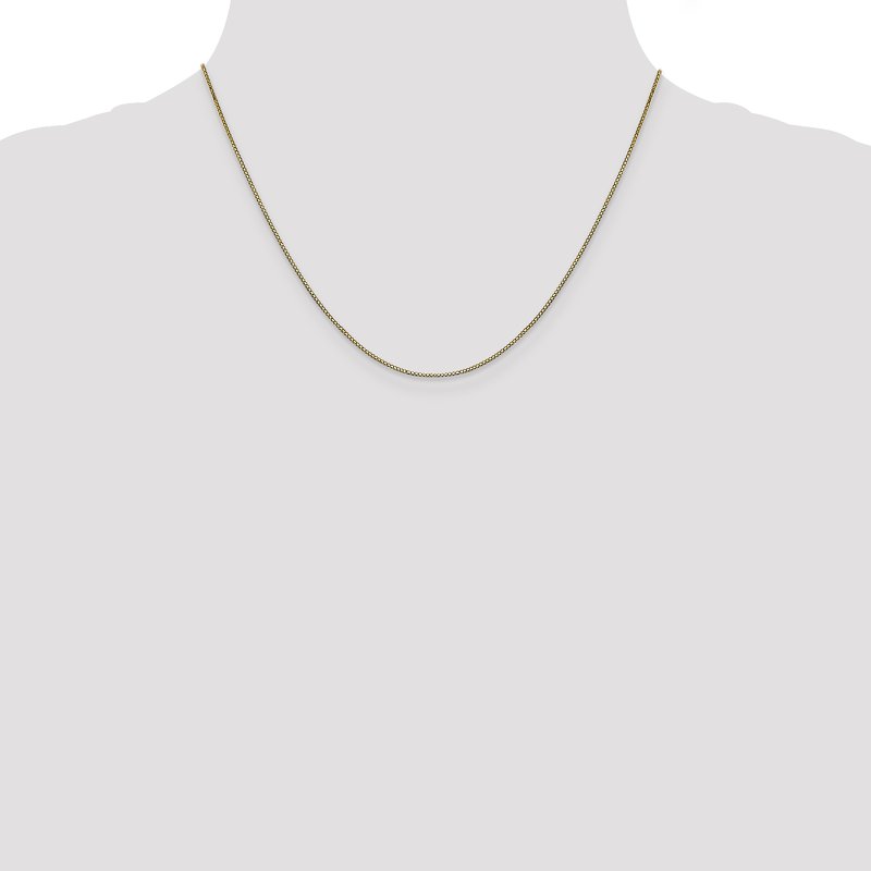 14K .9mm Box Chain