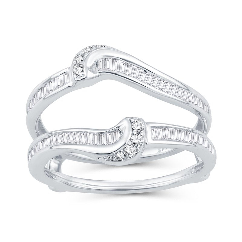 14K 0.48Ct Diamond Ring Guard