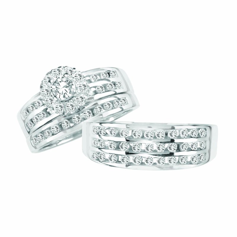 14K 1.62Ct Diamond Trio Set