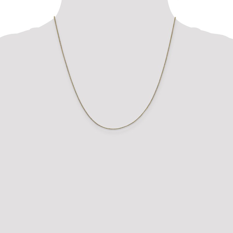 14K .7mm Box with Lobster Clasp Chain