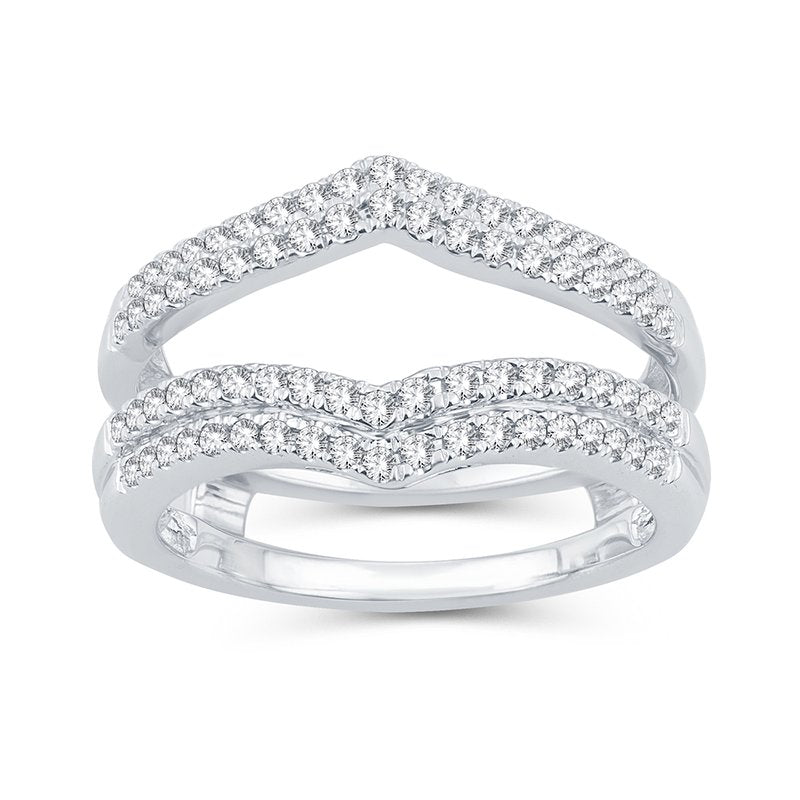14K 0.51Ct Diamond Ring Guard
