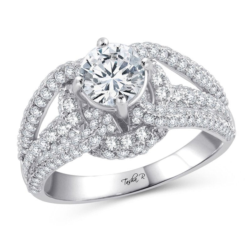 14K 2.03Ct Diam Semi Mount