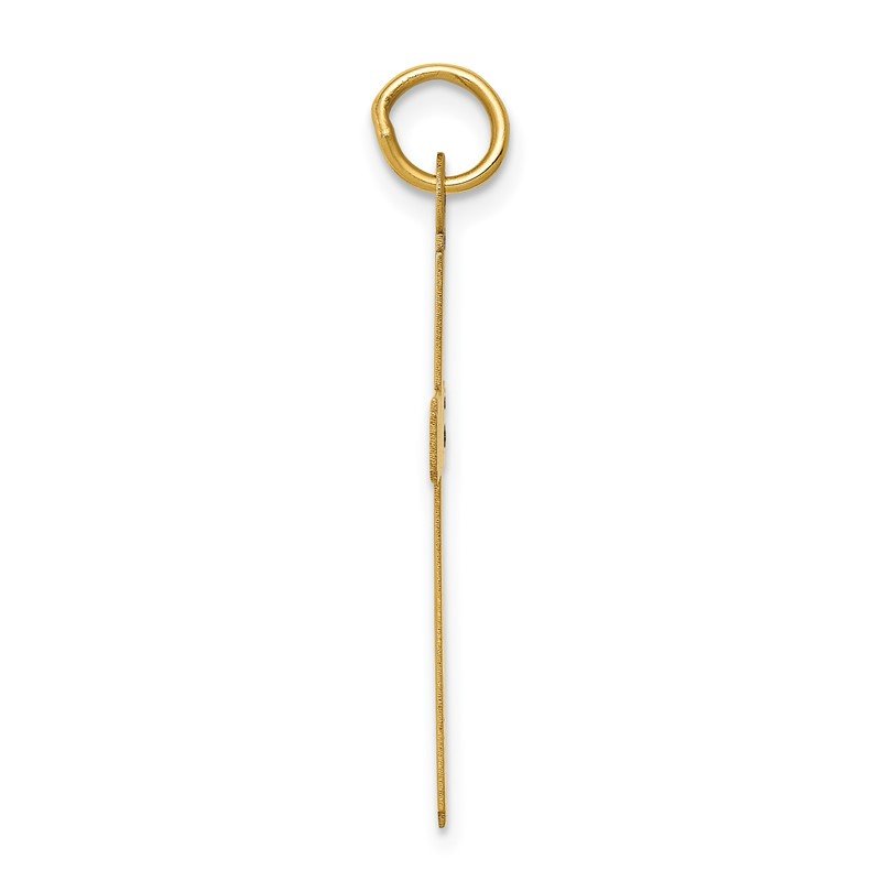 14k Polished Cross Pendant