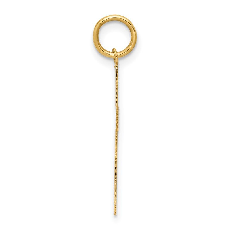 14k Polished Cross Pendant
