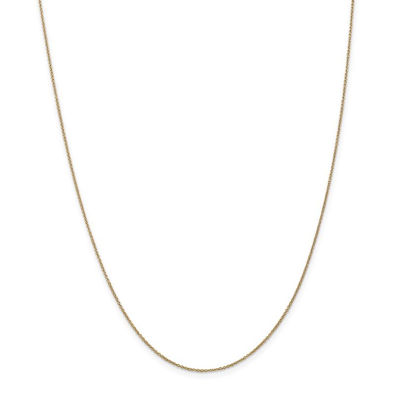14K 14 inch .9mm Cable with Lobster Clasp Chain