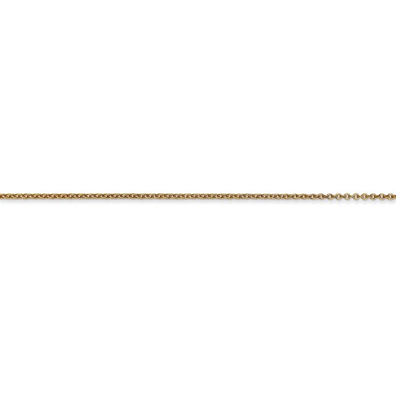 14K 14 inch .9mm Cable with Lobster Clasp Chain