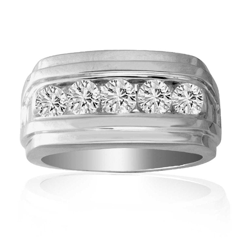 14K 1.50Ct Diam Mens  Ring