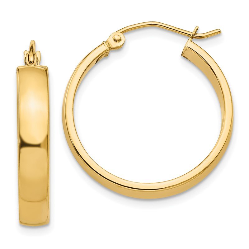 14k Polished Hoop Earring