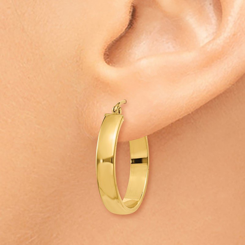 14k Polished Hoop Earring