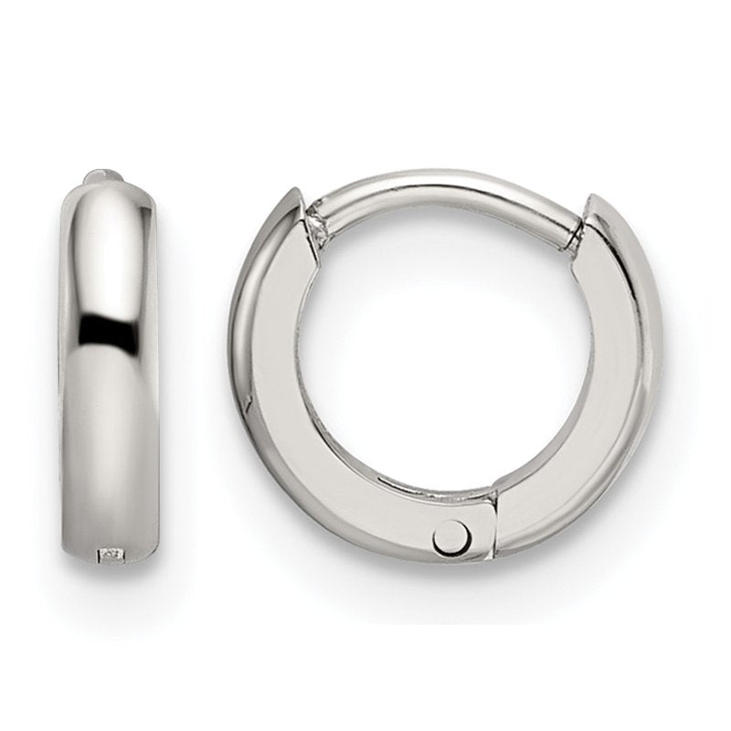 Stainless Steel Polished 2mm Endless Hinged Hoops