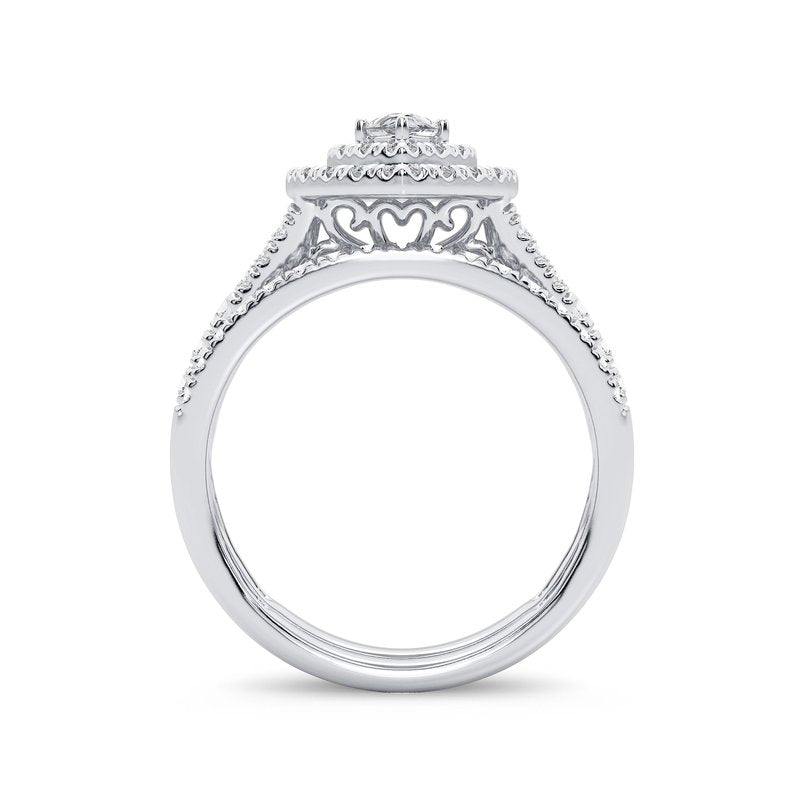 14K 1.00Ct Diamond Bridal Ring