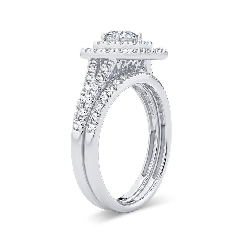 14K 1.00Ct Diamond Bridal Ring