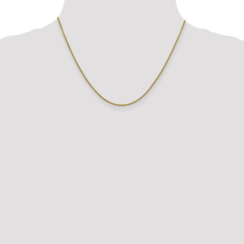 14K 1.5mm D/C Cable Chain