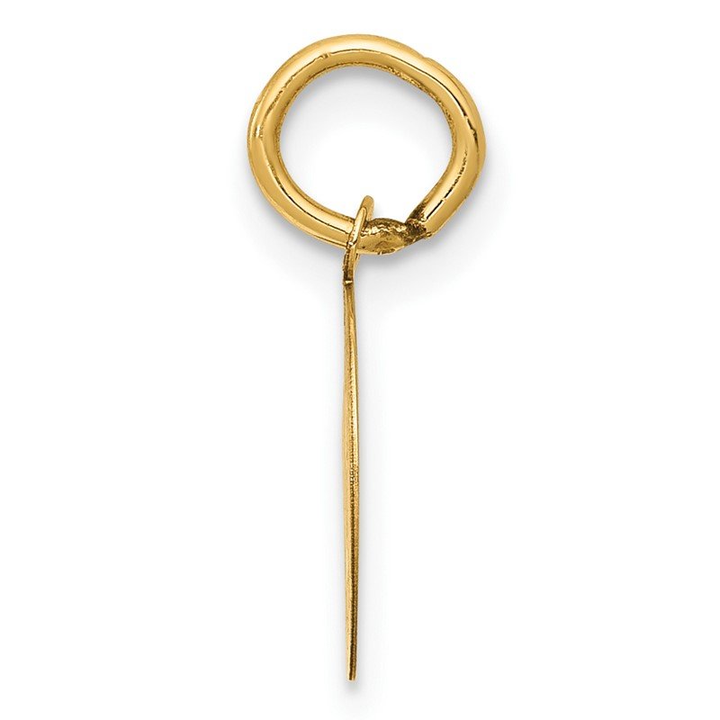 14k Polished and Satin Solid HOLY COMMUNION Round Disc Charm