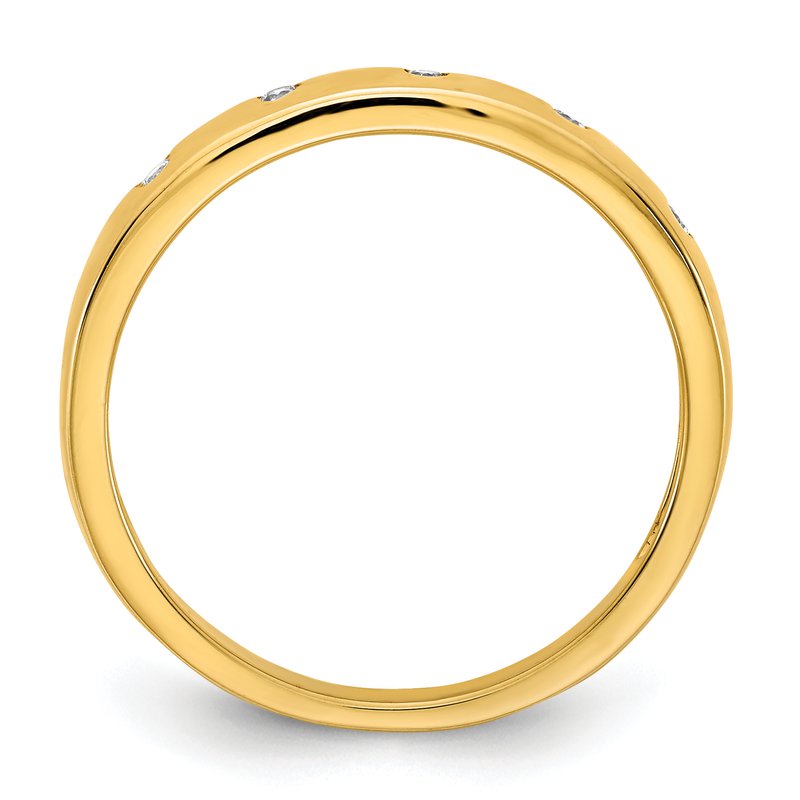 14k White Gold 5-stone Diamond Ring