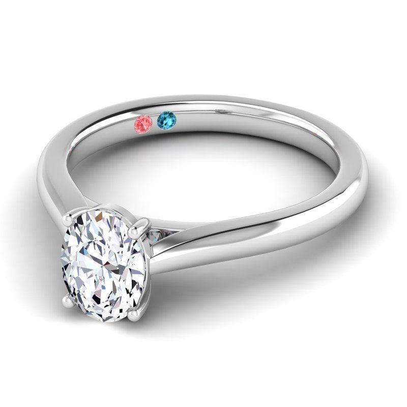 Lab Grown Diamond Solitaire Engagement Ring