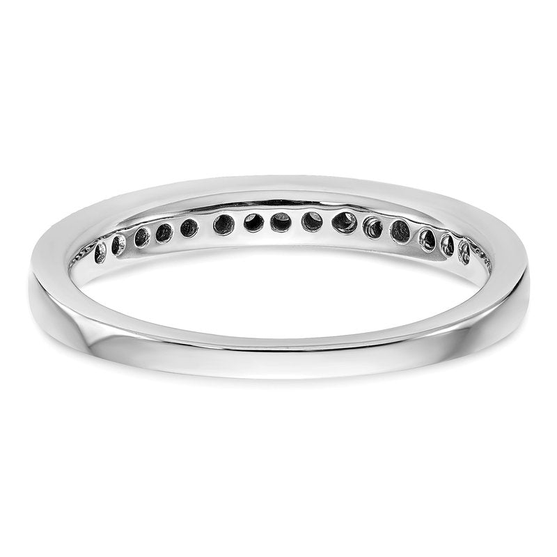 14K White Gold 1/4 carat Lab Grown Diamond VS+ F+ Complete Wedding Band