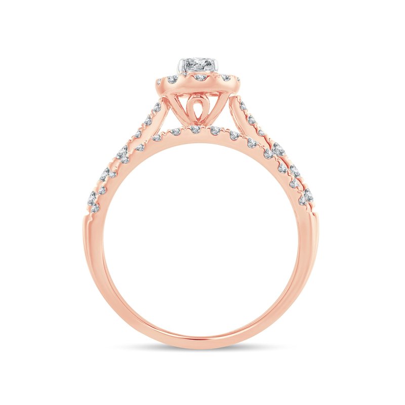 14K 0.98Ct Diamond Bridal Ring