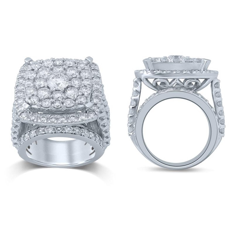 14K 7.00Ct Diamond Bridal Ring