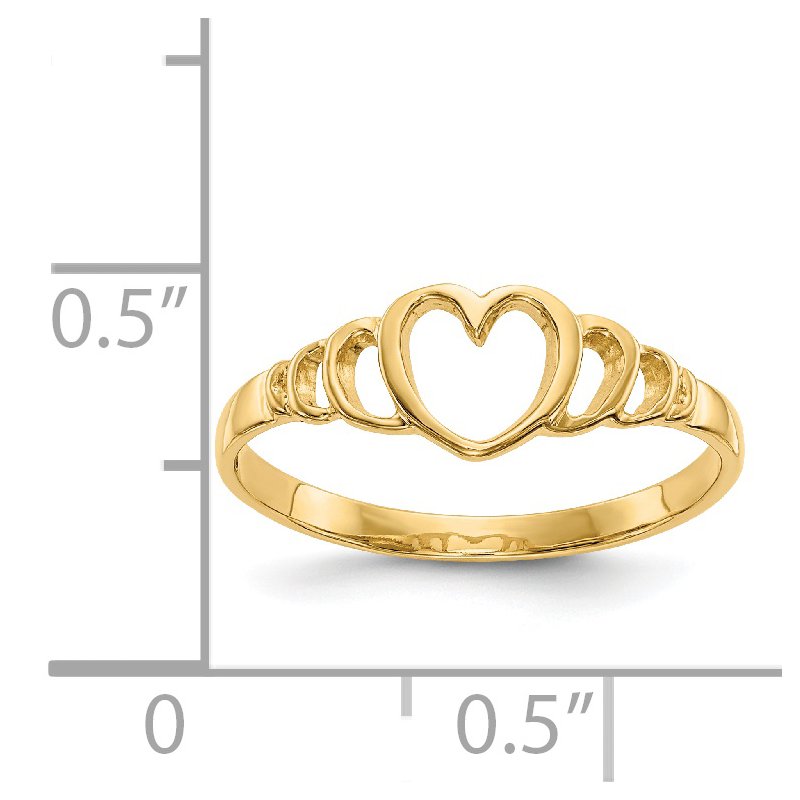 14k Children's Heart Ring