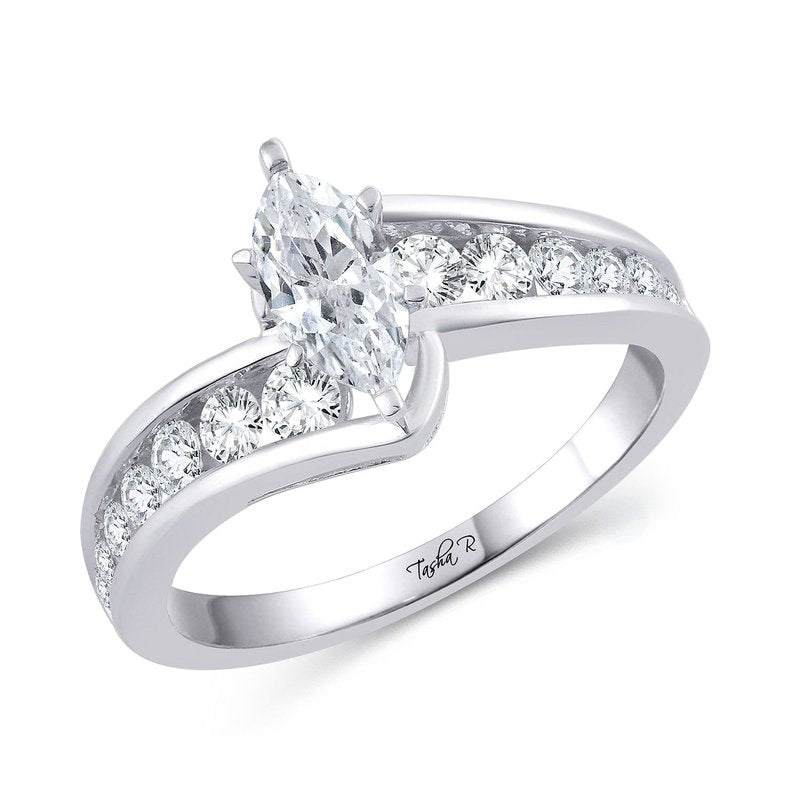 14K 0.50Ct Diam Semi Mount