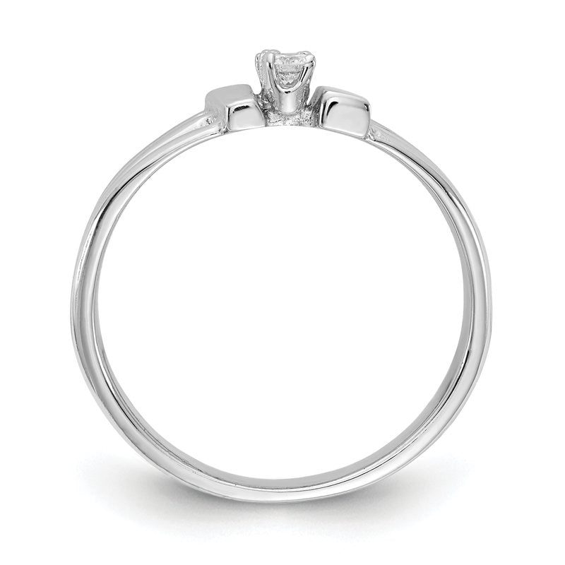 14k White Gold VS Diamond ring