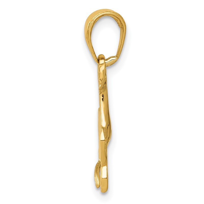 14k Jumping Horse Pendant