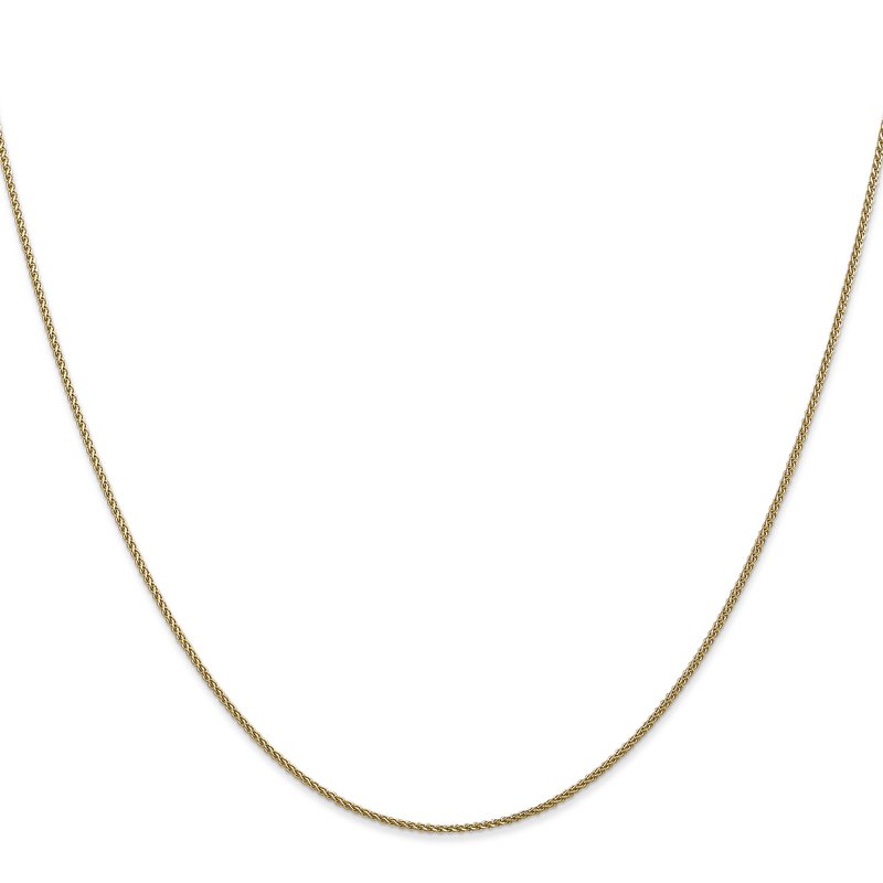 14K 1mm D/C Spiga Chain Anklet