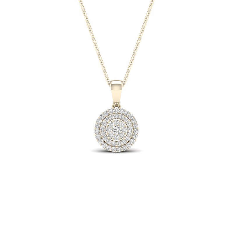 10K 0.13Ct Diam Pendant