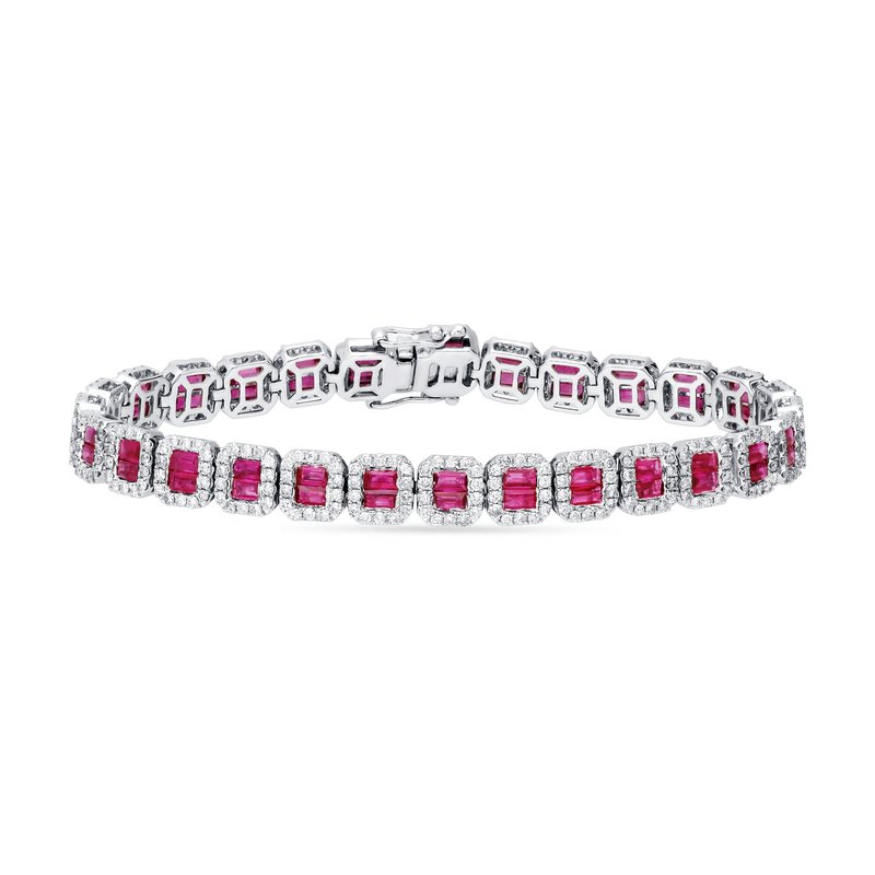 14K 2.72Ct Diamond  Bangle