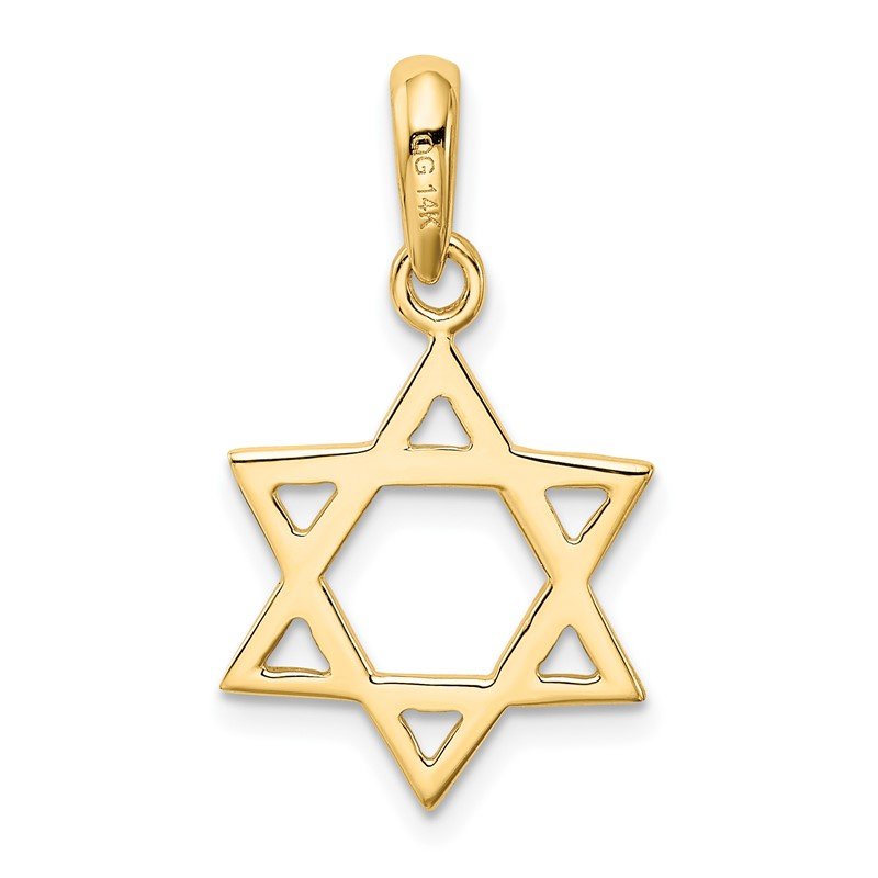 14K Star of David Pendant