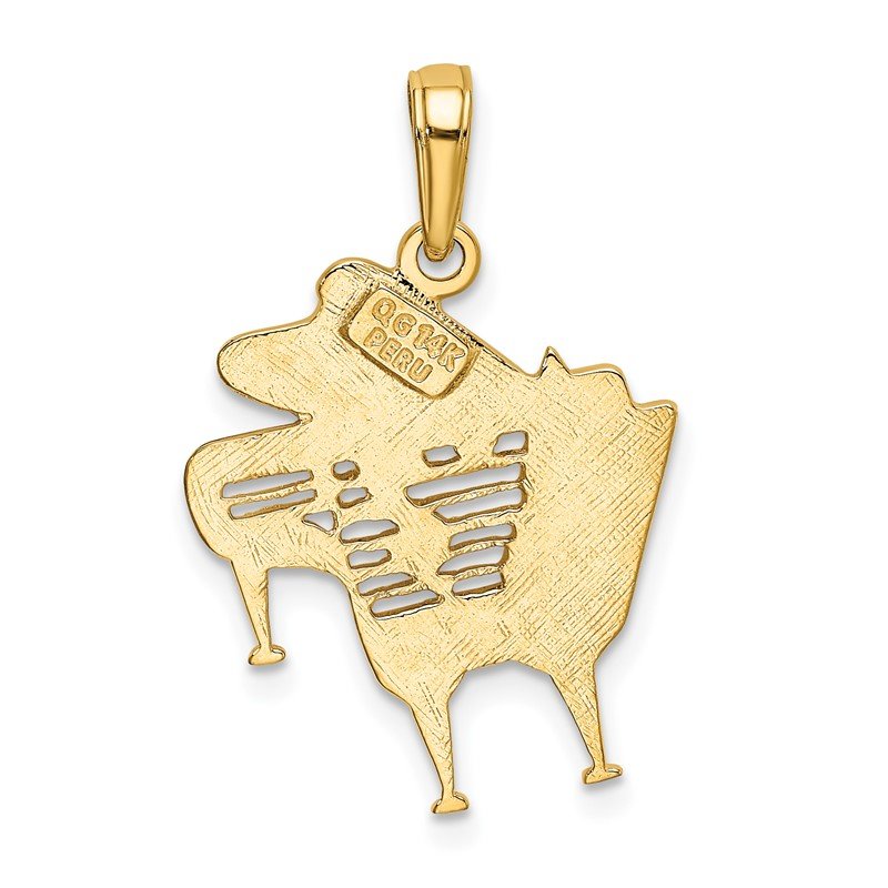 14k Baby Grand Piano Pendant
