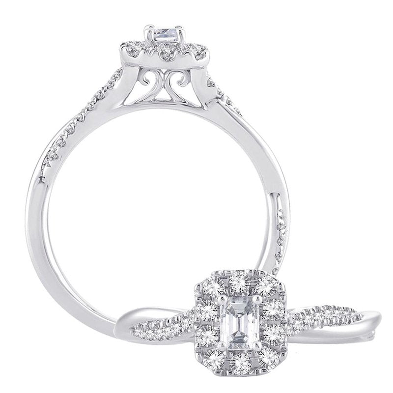 14K 0.50Ct Diamond Bridal Ring